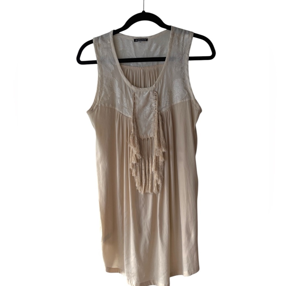 ANN DEMEULEMEESTER  braided tassels Tanktop